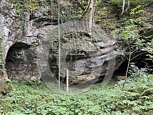 Cave Zagorska pec or Zagorska cave in Desmerice - Ogulin, Croatia / Å pilja Zagorska peÄ‡ ili Zagorska peÄ‡ina u Desmericama